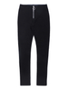 GILIPUR Zip High Waist Skinny Stretch Black Pants CY052
