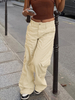 GILIPUR Vintage Cargo Pants Baggy Jeans Women Fashion Street Wide Leg High Waist Straight
