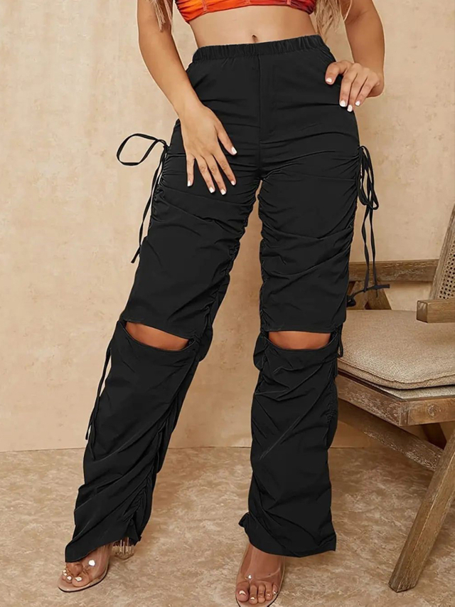 GILIPUR Women's Fashion Casual Ripped Overalls CY013