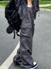 GILIPUR Y2k Street Style Fashion Drawstring Waist Cargo Pants MH011