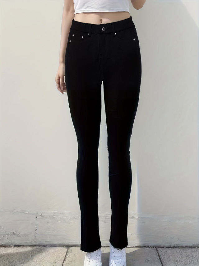 GILIPUR Skinny Stretch Flared Pants CY038